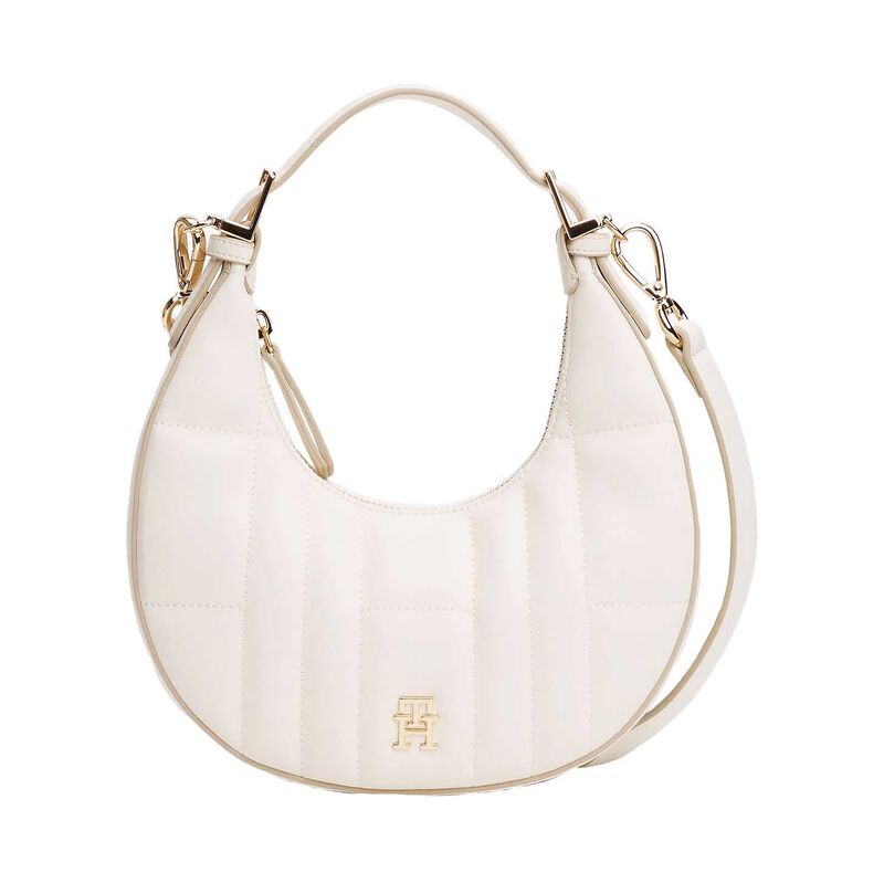 Tommy Hilfiger Quilted Crescent Crossbody Shoulder Bag image number 0